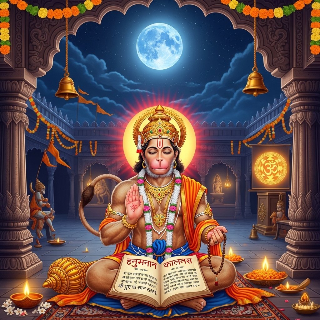 रात में सोने से पहले हनुमान चालीसा पढ़ने का महत्व - Devotional Guide