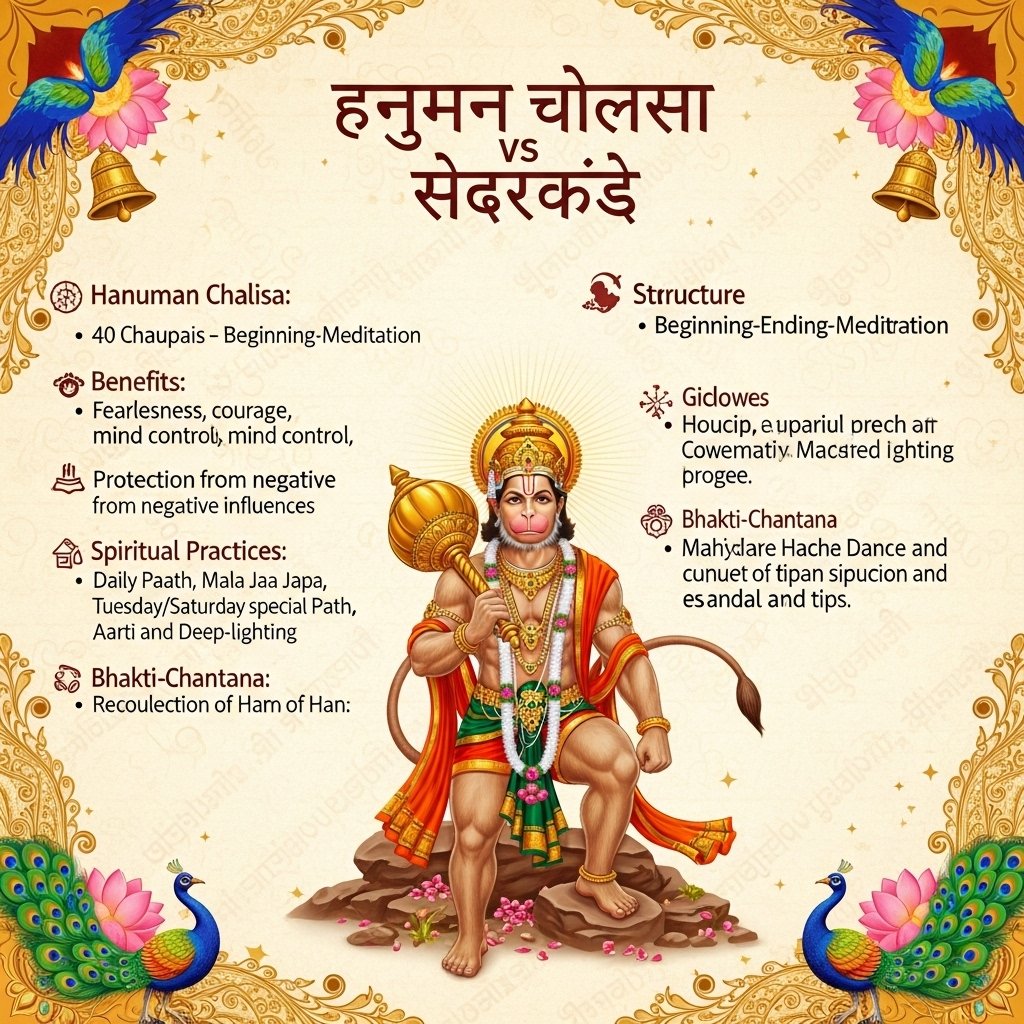 हनुमान चालीसा और सुन्दरकाण्ड का फर्क - Devotional Guide