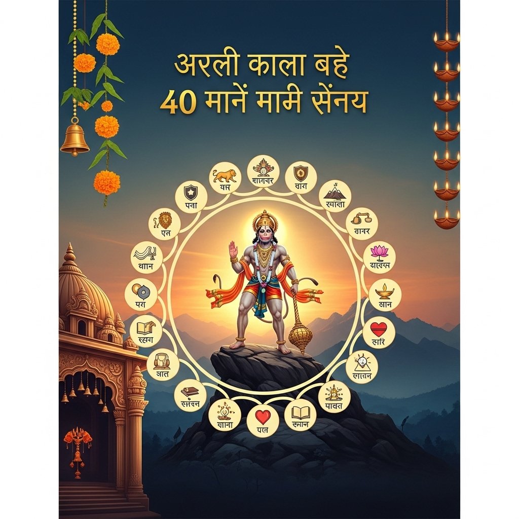 हनुमान चालीसा के 40 श्लोकों के रहस्य - Devotional Guide