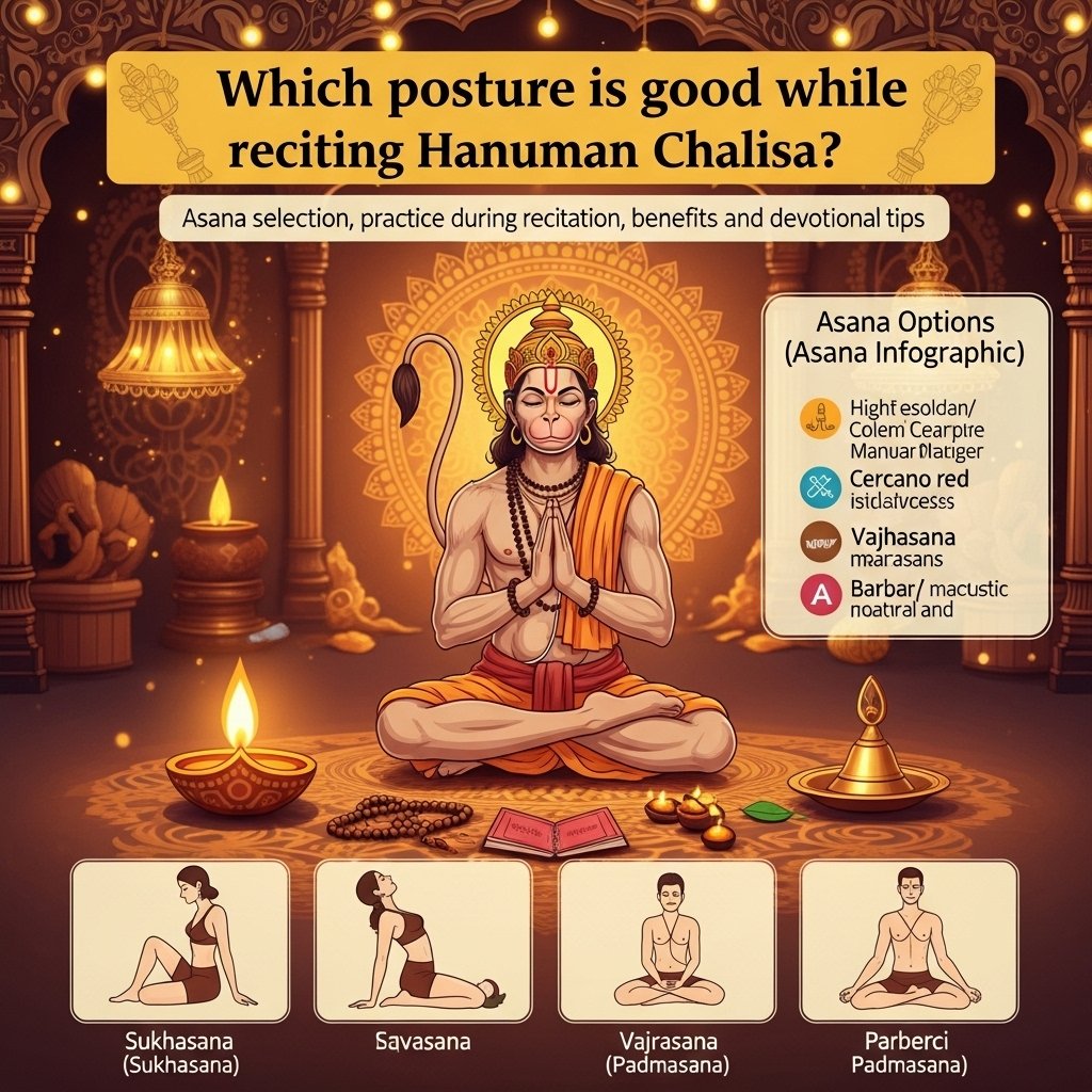 हनुमान चालीसा पाठ करते समय कौनसा आसन अच्छा है - Devotional Guide
