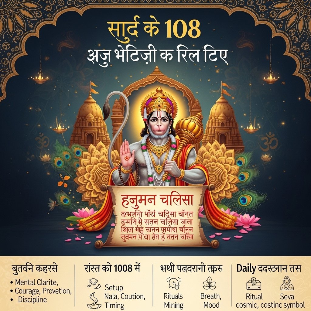 हनुमान चालीसा 108 बार पढ़ने के अद्भुत लाभ - Devotional Guide