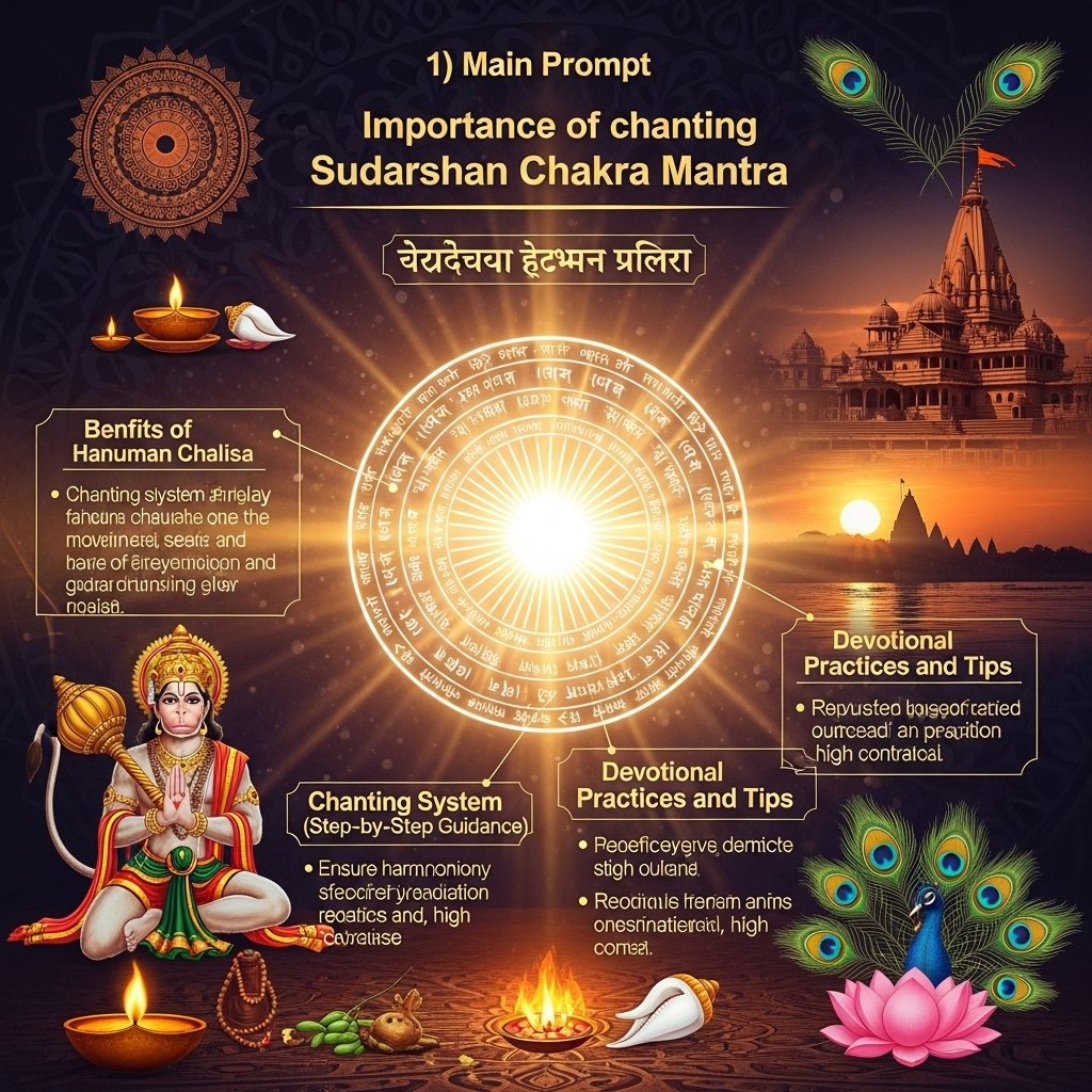 सुदर्शन चक्र मंत्र के जाप का महत्व - Devotional Guide