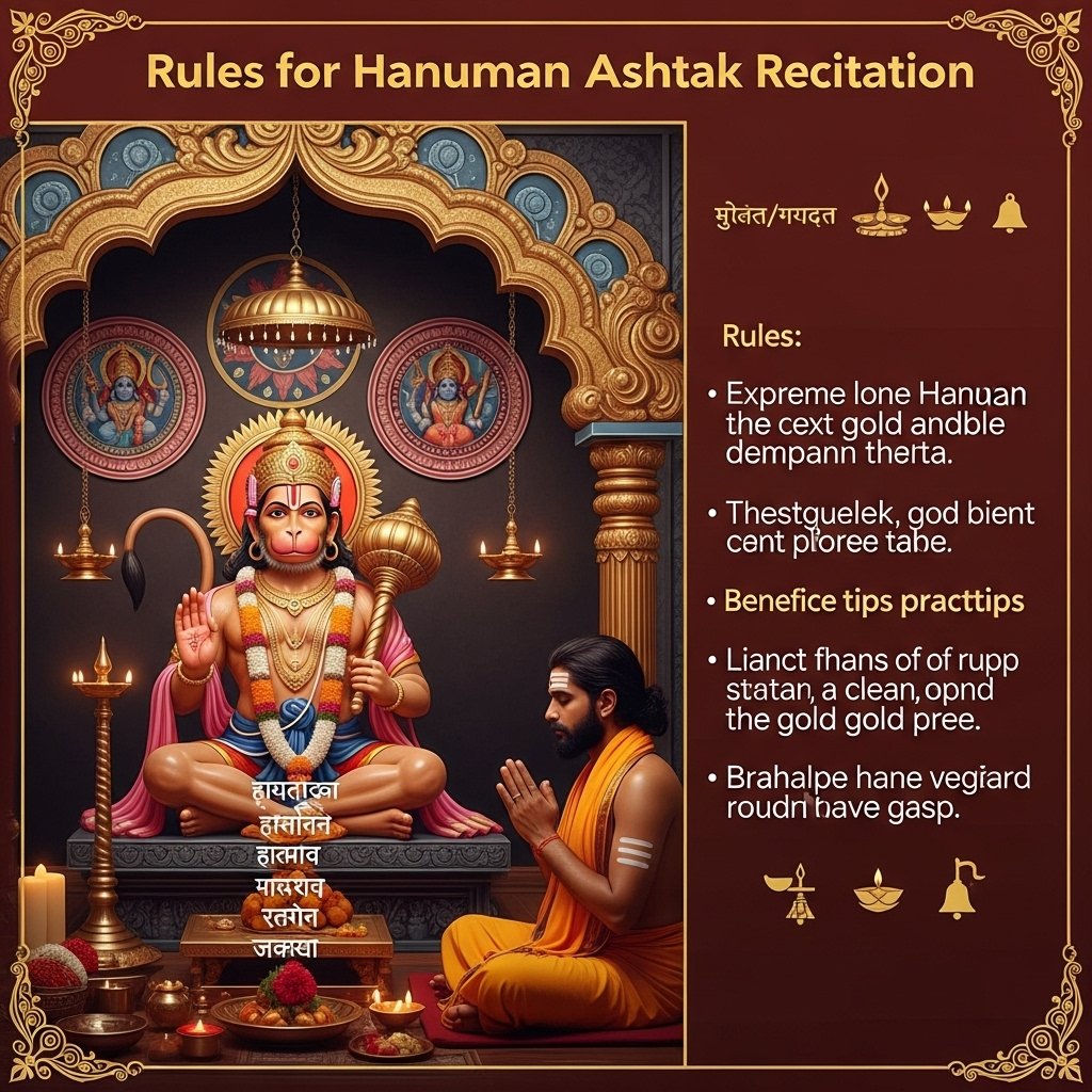 हनुमानाष्टक का पाठ करने के नियम - Devotional Guide