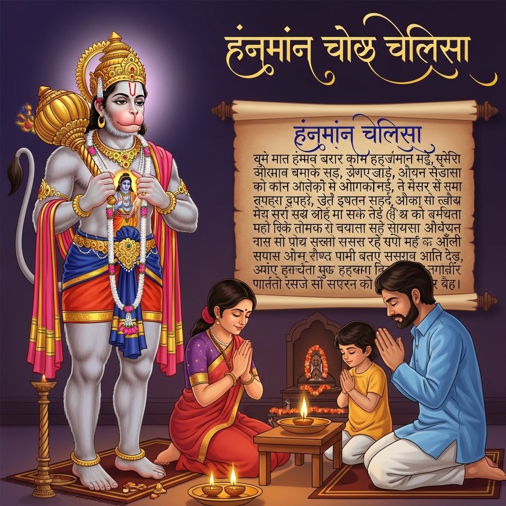 रात में सोने से पहले हनुमान चालीसा पढ़ने का महत्व - Spiritual Benefits