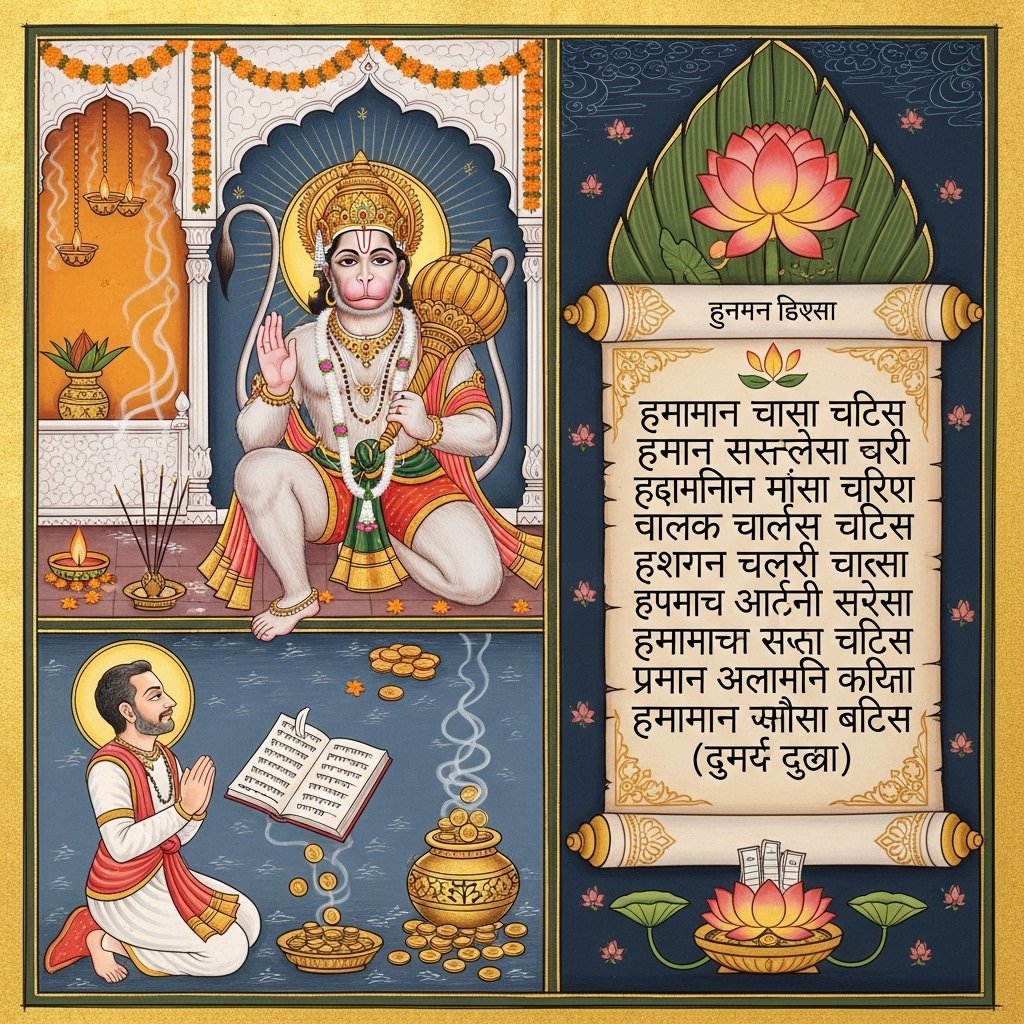 ऋण मुक्ति के लिए हनुमान चालीसा का विशेष उपाय - Spiritual Benefits