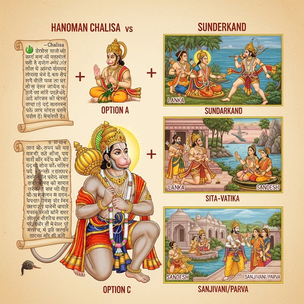 हनुमान चालीसा और सुन्दरकाण्ड का फर्क - Spiritual Benefits