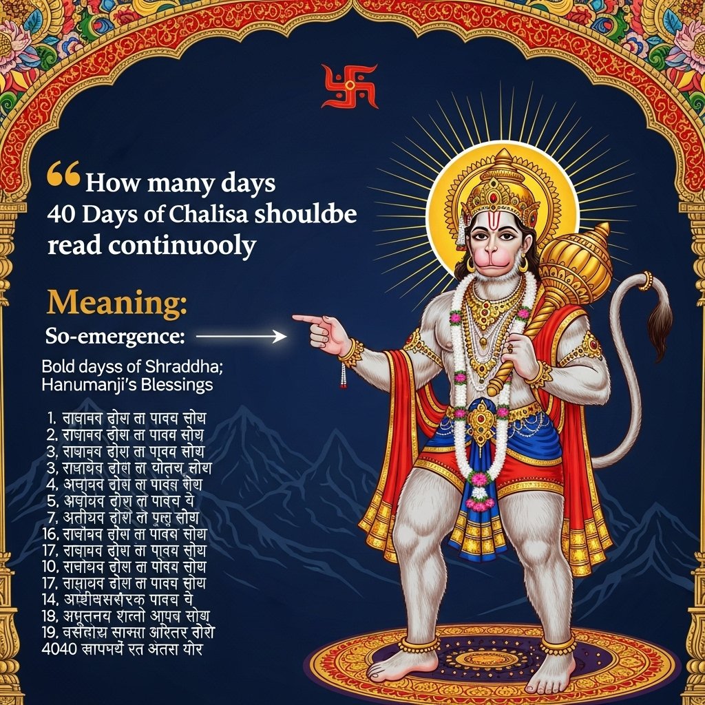हनुमान चालीसा कितने दिन लगातार पढ़नी चाहिए - Spiritual Benefits