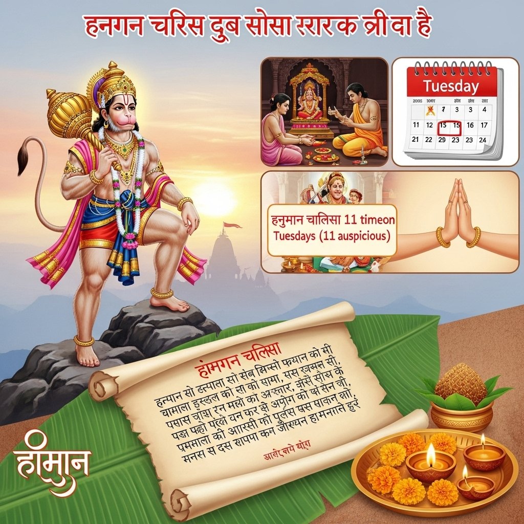 हनुमान चालीसा मंगलवार को कितनी बार पढ़नी चाहिए - Spiritual Benefits