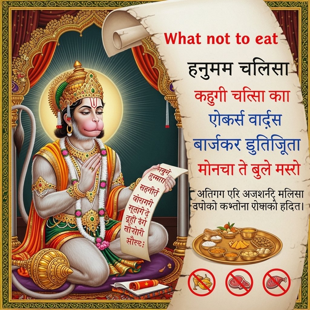 हनुमान चालीसा पाठ करते समय क्या नहीं खाना चाहिए - Spiritual Benefits