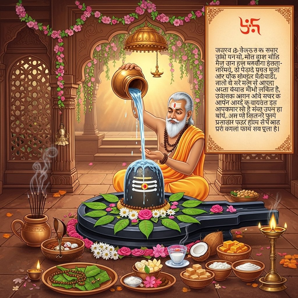 शिवलिंग पर जल चढ़ाने का सही तरीका - Spiritual Benefits
