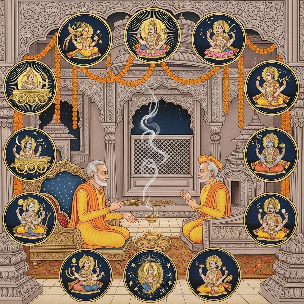 नवग्रह शांति पाठ की विधि और फायदे - Spiritual Benefits